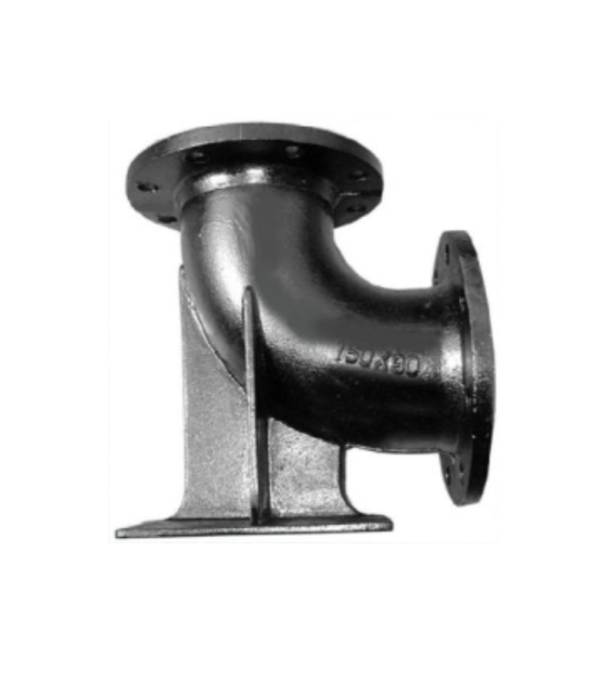 DOUBLE FLANGE DUCKFOOT BEND